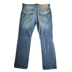 True Religion Mens Straight Leg Jeans - 36
